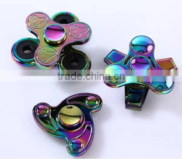 New Color Colorful Clover Gyro Metal Spinner Magic Decompression Artifact Finger Between the Gyro Toys photo-4