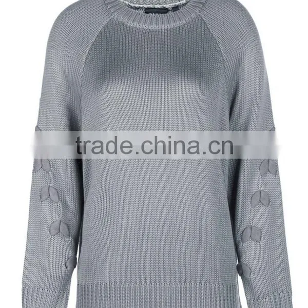 2017 Fashionable High Quality Back Design Custom Knitted Sweater With Best Price photo-5