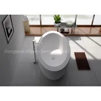Oval Solid Surface Bathtub photo-3