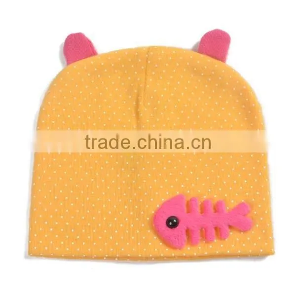 2016 Newest Korea Style 100%cotton Cute Boys&girls Baby Beanie Hat Baby Bonnet With Animal Head on photo-6