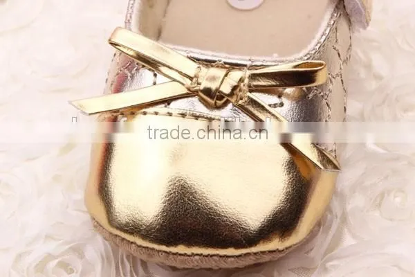 Hot Sale New Design Princess Girl Prewalker Baby Soft Sole Shoes photo-5
