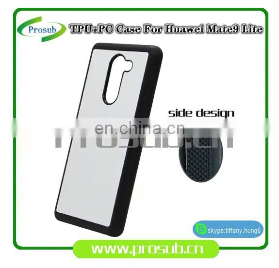 2d Sublimation Heat Transfer PC +TPU Silicon Blank Cell Phone Case for Prosub-Mate9 Lite photo-3