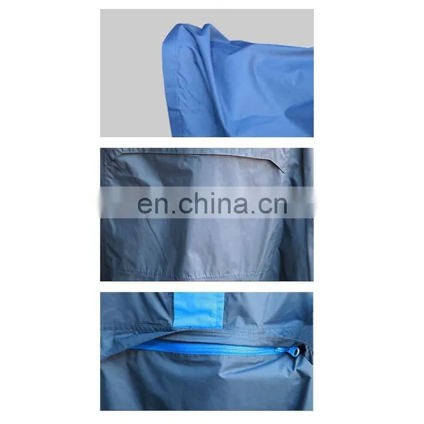 Customized Logo Blue Pvc 100% Waterproof Raincoat Rain Poncho photo-4