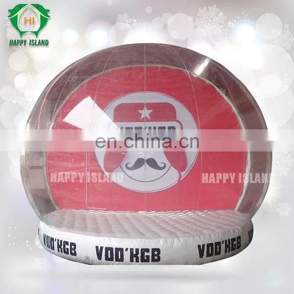 Attractive Interesting Inflatable Snow Globe for Christmas, Wedding Snow Globe,inflatable Christmas Snow Globe photo-5