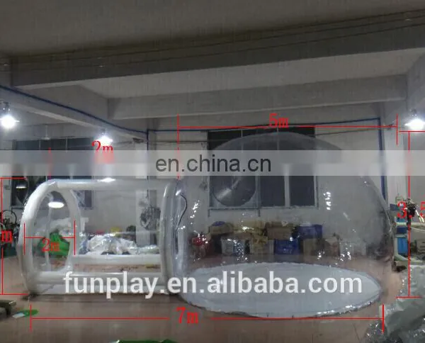 HI Bubble Camping Tent High Quality Clear Inflatable Lawn Tent,bubble Tent for Event,inflatable Cube Tent for Sale photo-2