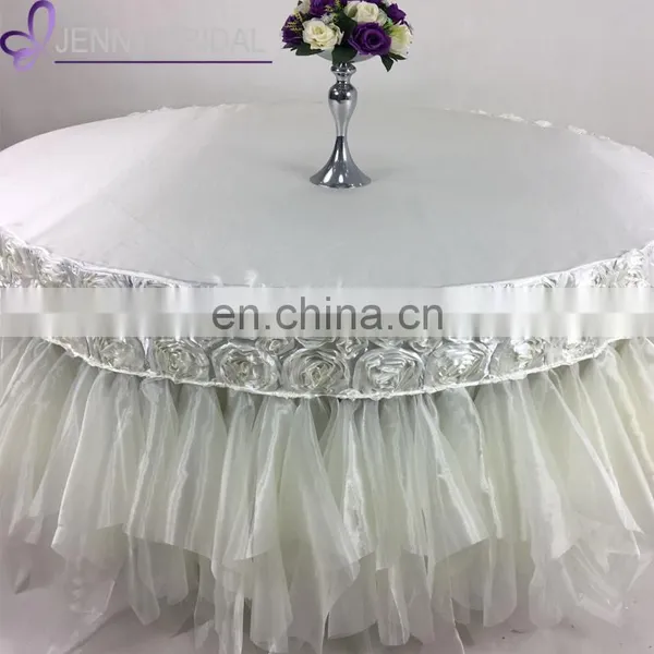 TC121E Round Outdoor Banquet Party Table Cover Wedding Decoration photo-2