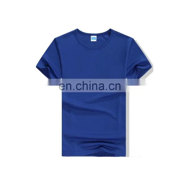 Polyester Round Neck T-shirt Custom Fast Dry Tshirt photo-4