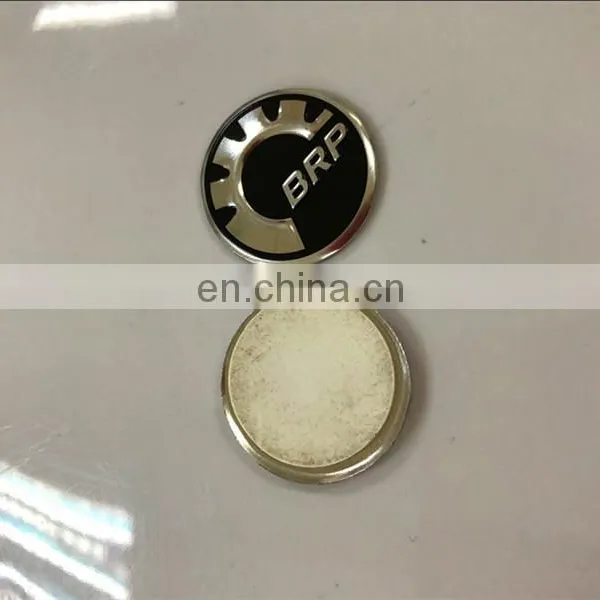Metal Feature Embossed Adhesive Logo Sticker photo-4