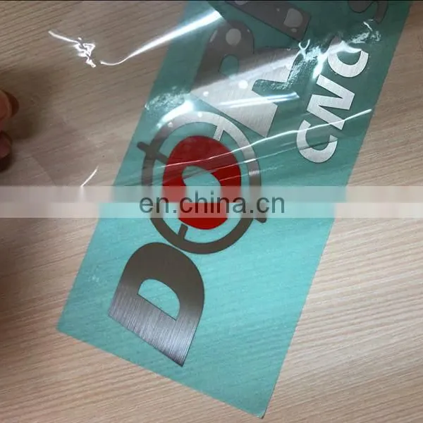 Quality Brushed Steel Split Lettering Sticker photo-3