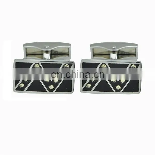 Wholesale Hardware Jewelry Crystal Cufflink photo-5