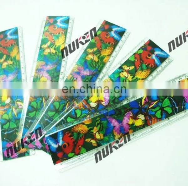 High Quality Lenticular Effect UV Printed l Type Ruler