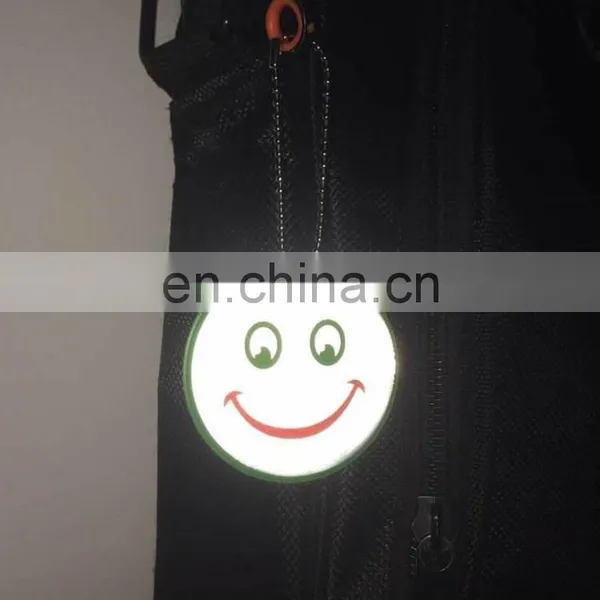 Hot Selling Soft Plastic Reflective Keychain Safety Hanger EN13356 photo-2