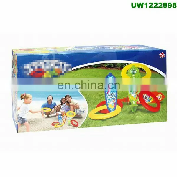 Ring Toss Kids Adults Games Improve Eye-Hand Coordination and Fine Motor Skills - With Carrying Case, Plastic Rings photo-5