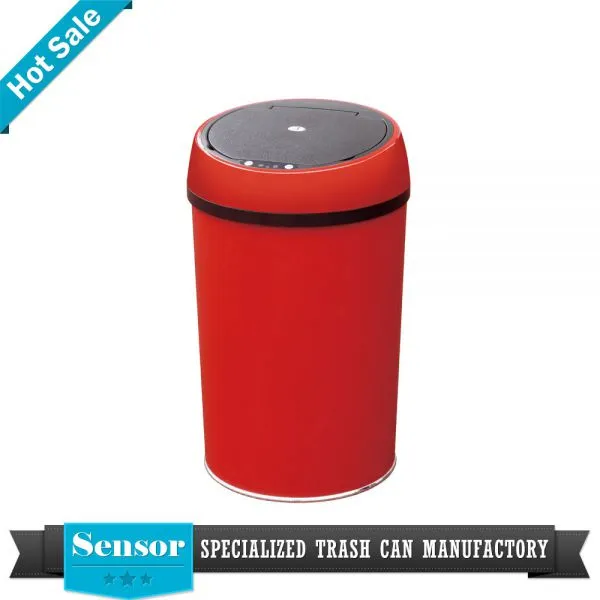 High Quality Promotional Sensor Dustbin Stainless Steel Garbage Bin Sensor Waste Bin