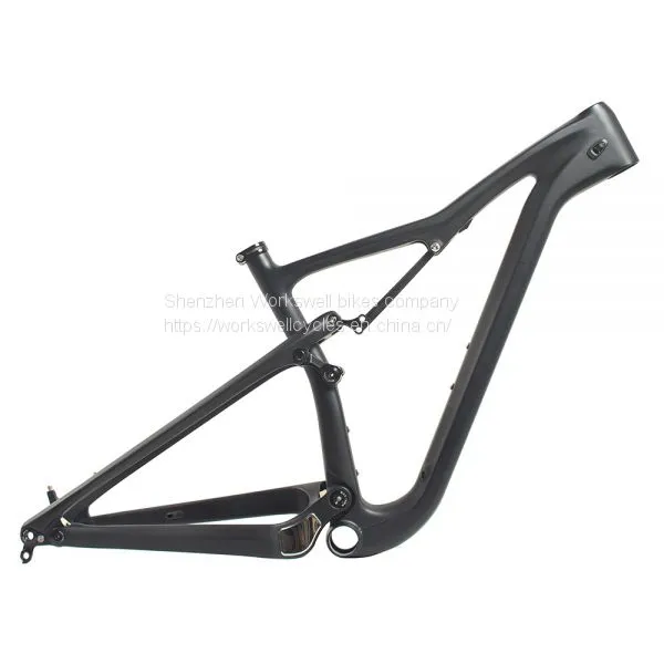 Full Suspension Frame Carbon Fiber 650B Bicycle Parts Mountain Frameset 27.5