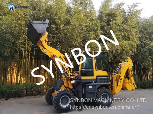 SYNBON New Backhoe Loader Hydraulic Front Shovel Excavator Construction Machinery Wheel Loader Excavator SY746A photo-3