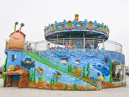 Amusement Park Carousel Ocean Theme photo-2