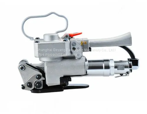 Pneumatic Pet Button Free Strapping Machine Plate Binding Machine Xqd-19 Pneumatic Strapping Machine photo-3