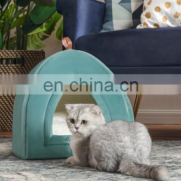 2020 Hot Sale Pet Supplies Kitten Tent Window Pet Bed For Cat Dog photo-3