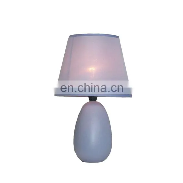 Nordic Good Item Restaurant Hotel Office Home Decor Modern White Matte Table Lamps Ceramic Base With Custom Logo photo-6