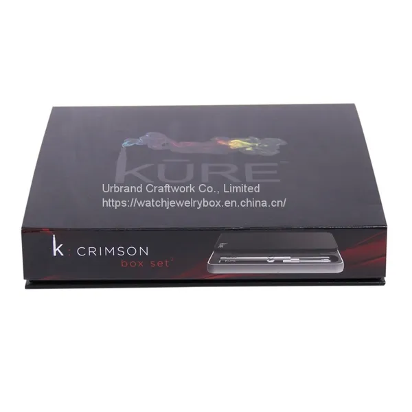 Custom Flip Design Paper Perfume Packaging Box Magnet Closer Gift Box With EVA Insert and PVC Pouch photo-4