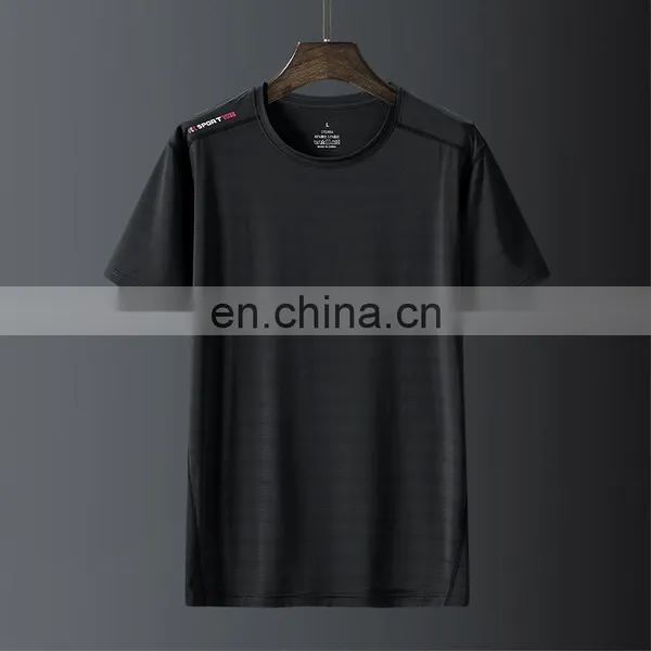 Wholesale Mens Plain Dyed Plus Size Quick Dry Polyester Cool Summer Shirt photo-4