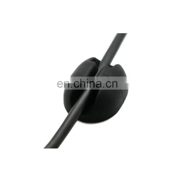 Promata Flexible Silicone Cable Winder Usb Cable Organizer Wire Cord Management Cable Clip Holder photo-3