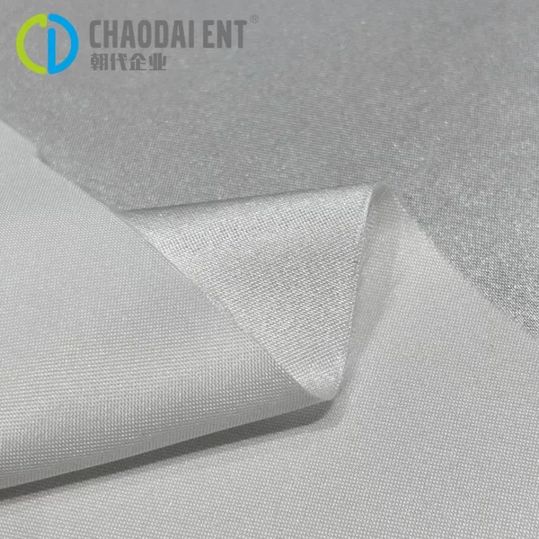 White-dyeing 75D*150D Gloss Satin 100RPET Recycled Polyester Fabric Satin Women Clothing photo-3