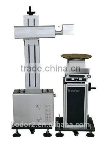Automatic Turntable Fiber Laser Marking Machine For Metal or Non-metal photo-2