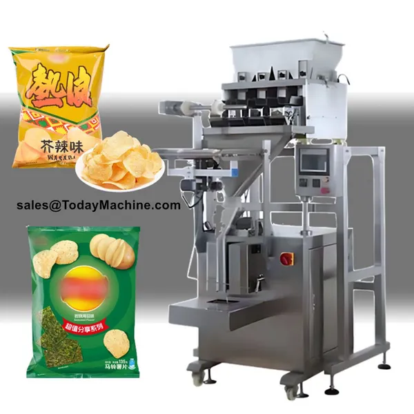 Automatic Linear Weigher Corn Powder Salt Bag Packing Machine photo-2