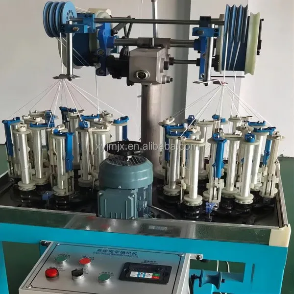 High Speed Braiding Machine Cord Weaving Machine Rope Shoelace Braided Machine