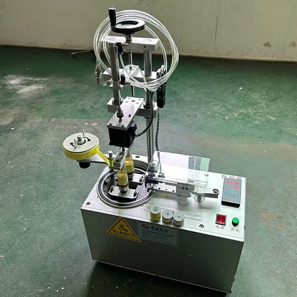 HY-B03 Double Down Pressure Pneumatic Induction Coil Tape Machine photo-5