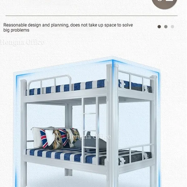 Steel Dormitory Bed Frame Riyadh: Industrial Grade Metal Bunk Bed With Storage for Staff Accommodation | Easy Assembly & High Load Capacity photo-5
