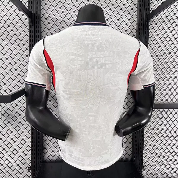 2627 England Home Player Version Jersey, Same Style as the Men’s Short-Sleeve Soccer Shirt for the USA, Canada, and Mexico World Cup photo-2