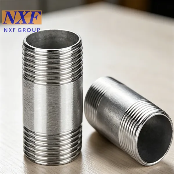 NXF UNS N10276 2.4819/NiMo16Cr15W/C276 OD DN15-1200 Class 3000-9000 Nickel Alloy Forging Technology Threaded TOE or TBE Nipple photo-5