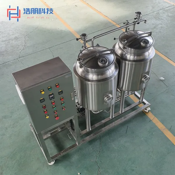 100L Dual-Tank Mobile CIP Cleaning System 24KW Heating 316L Stainless Steel Automatic Cleaning​ photo-3