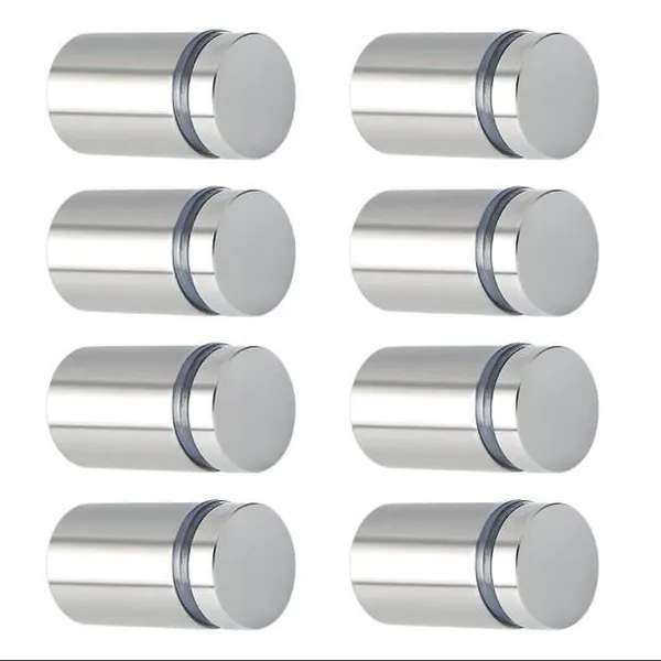 SS316 Stainless Steel Standoff Heavy Duty 38mm Diameter Solid Type Satin Finish for Glass Wall photo-2