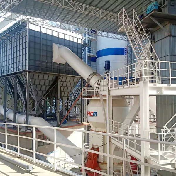 Large Output HCM HLMX Superfine Vertical Mill 16t/h for 800mesh Calcium Carbonate Filler Powder