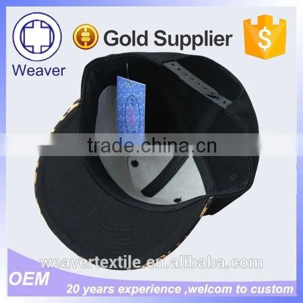 Custom Coll Flat Short Snakeskin Fabric Brm Cap Hats for Wholesale photo-5
