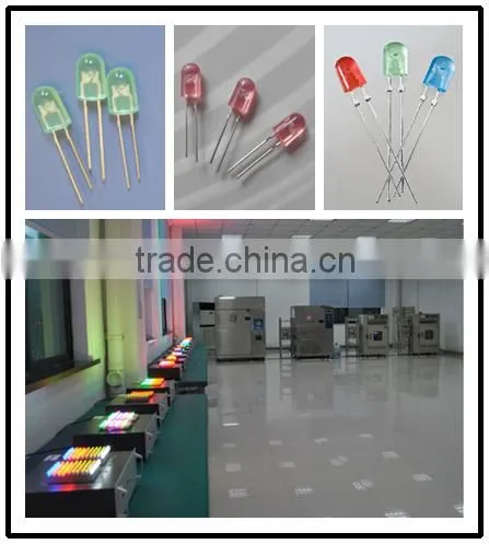 546 5mm Oval Led Light Diffused Color 70/60 Degree photo-5
