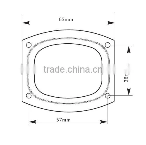 55mm 30W 50W Led Street Light Lens Cover in Borosilicate Glass photo-5