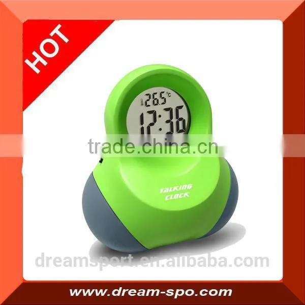 New Stlype Touching Talking Clock Snooze With Temperature photo-2