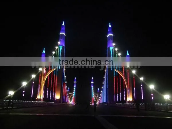 Successful Outdoor Bridge RGB LED Light Project photo-3