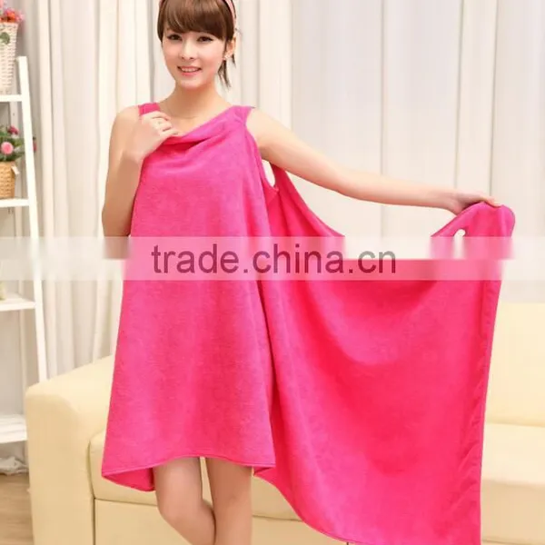 Wholesale Plain Microfiber Beach Towel Dress photo-2