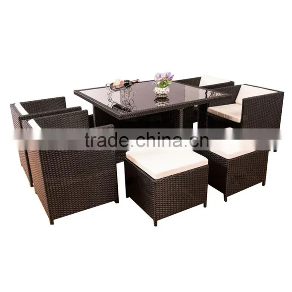 Patio Rattan Furniture Table And Chair Sets Garden Outdoor Rattan Wicker Balcony Furniture Set Quality Choice photo-4