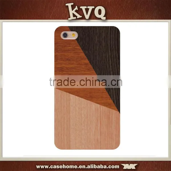 2 in 1 Wooden PC Back Case for Iphone , Mix Wood Case for Iphone 6 Plus photo-3