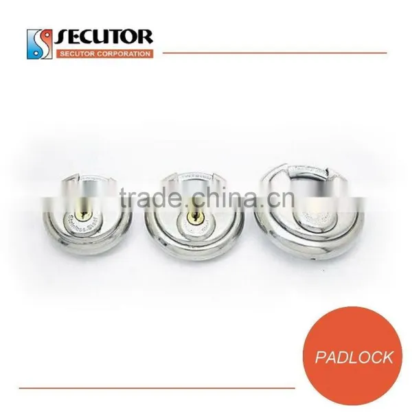 Taiwan Waterproof Small Stainless Steel Round Discus Padlock photo-3