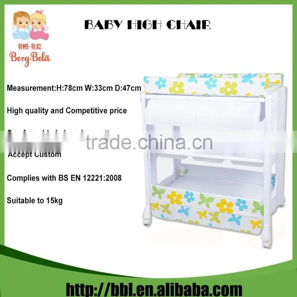 Indoor Bathroom Application 0-36 Months Recommedned PP Plastic Baby Changing Table photo-2