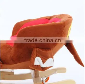 Variety of Cartoon Music Animal Rocking Horse,wood Toy Horse With Pedal photo-5