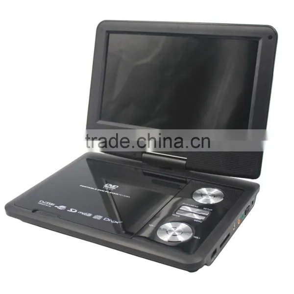 Super Electronic Shock Resistance 7 Inch Lcd Screen Rechargable Portable Dvd Player photo-3